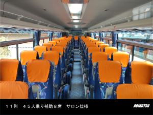 ④車内正面