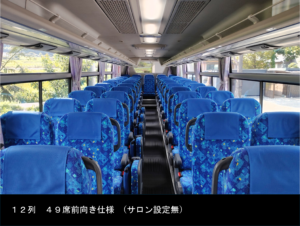 ④車内正面