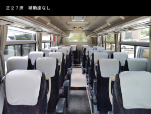 ⑥車内正面